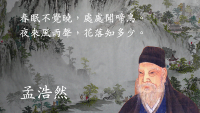 孟浩然  Meng Haoran – a Tang Dynasty poet